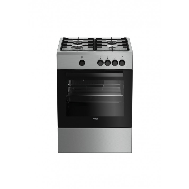 Beko FSG62000DX cocina Cocina independiente Encimera de gas Acero inoxidable A