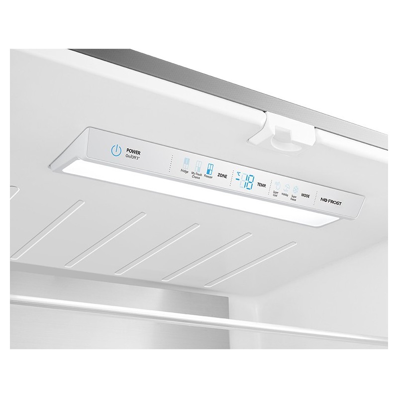 Hisense RQ563N4AI1 frigo américain Autoportante 454 L F Acier inoxydable
