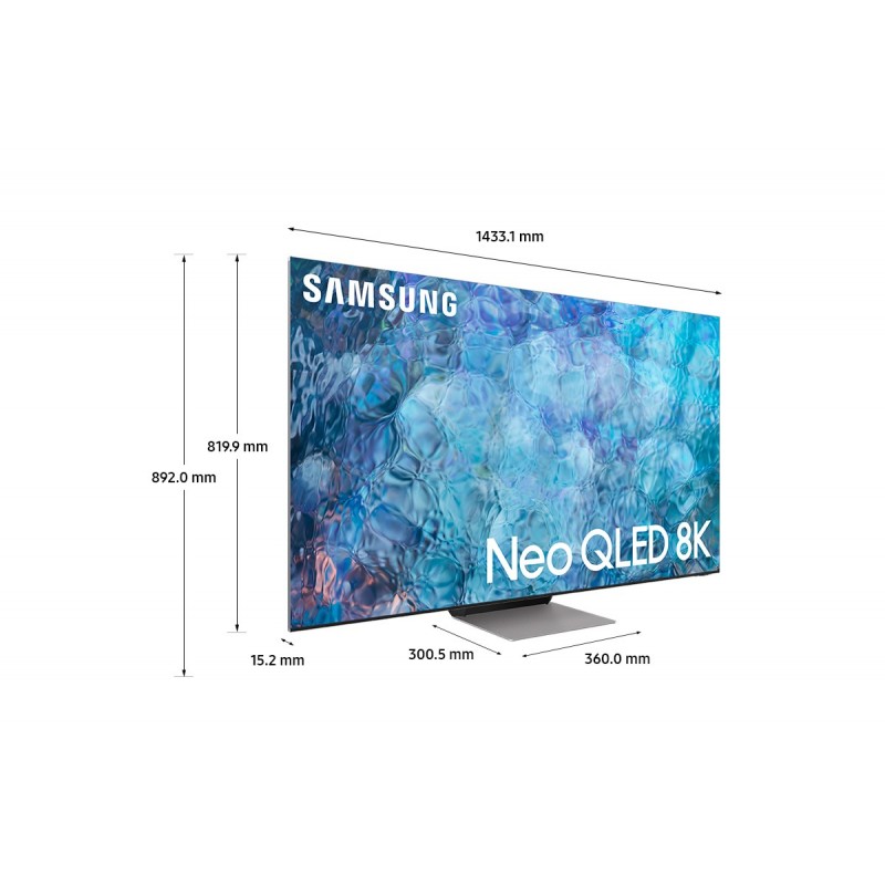 Samsung Series 9 QE65QN900AT 165.1 cm (65") 8K Ultra HD Smart TV Wi-Fi Stainless steel