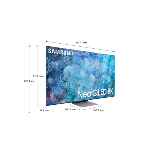 Samsung Series 9 QE65QN900AT 165.1 cm (65") 8K Ultra HD Smart TV Wi-Fi Stainless steel