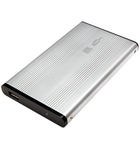 Techly I-CASE SU-25-WS storage drive enclosure HDD enclosure Silver 2.5"