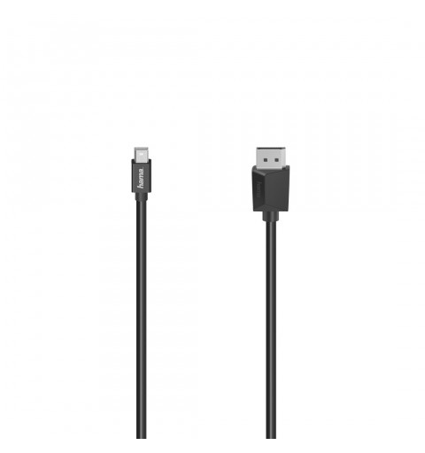 Hama 00200710 DisplayPort-Kabel 1,5 m Mini DisplayPort Schwarz