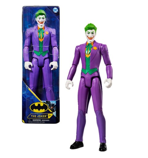 DC Comics BATMAN - JOKER FIGURA 30 CM - - Joker Muñeco 30 cm Articulado - 6063093 - Juguete Niños 3 Años +