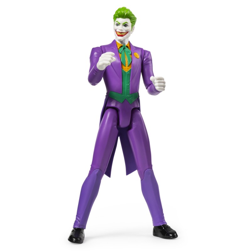 DC Comics BATMAN, 12-Inch THE JOKER Action Figure, Kids Toys for Boys Aged 3 and up