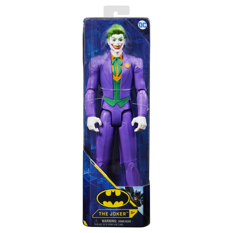 DC Comics BATMAN - JOKER FIGURA 30 CM - - Joker Muñeco 30 cm Articulado - 6063093 - Juguete Niños 3 Años +