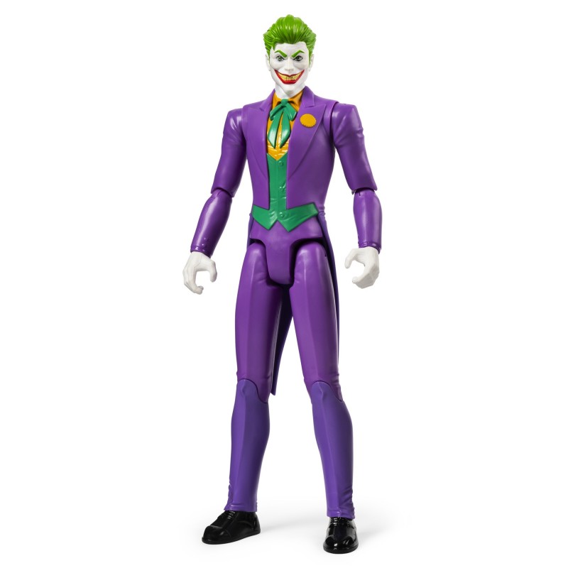 DC Comics BATMAN, 12-Inch THE JOKER Action Figure, Kids Toys for Boys Aged 3 and up