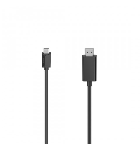 Hama 00200718 USB cable 1.5 m USB C HDMI Type A (Standard) Black