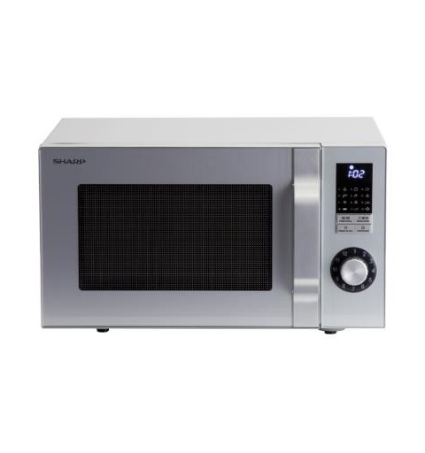 Sharp Home Appliances R644S forno a microonde Superficie piana Microonde combinato 23 L 900 W Argento