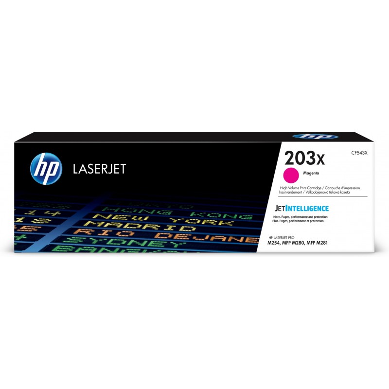 HP 203X Magenta Original LaserJet-Tonerkartusche mit hoher Reichweite