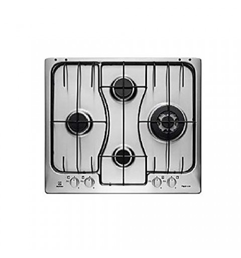 Electrolux RGG6243LOX Black, Stainless steel Built-in Gas 4 zone(s)