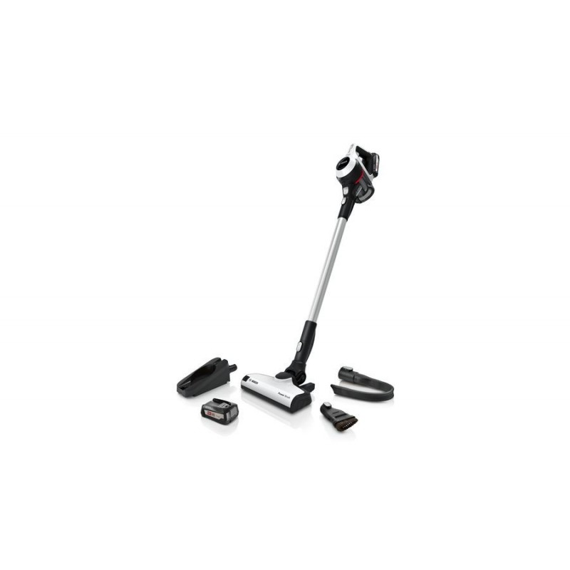 Bosch Serie 6 BCS61BAT2 aspiradora de mano Negro, Blanco Sin bolsa