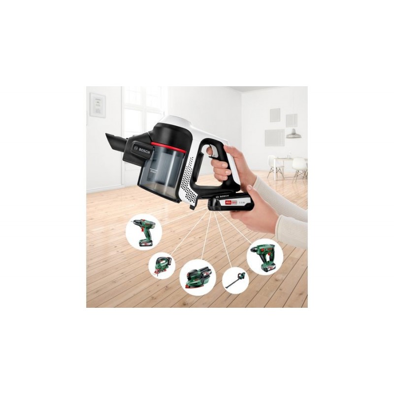 Bosch Serie 6 BCS61BAT2 handheld vacuum Black, White Bagless