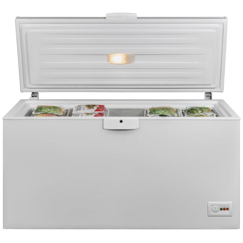Beko HSA37540N Industrieller Kühl Gefrierschrank Kühltruhe 350 l Freistehend E