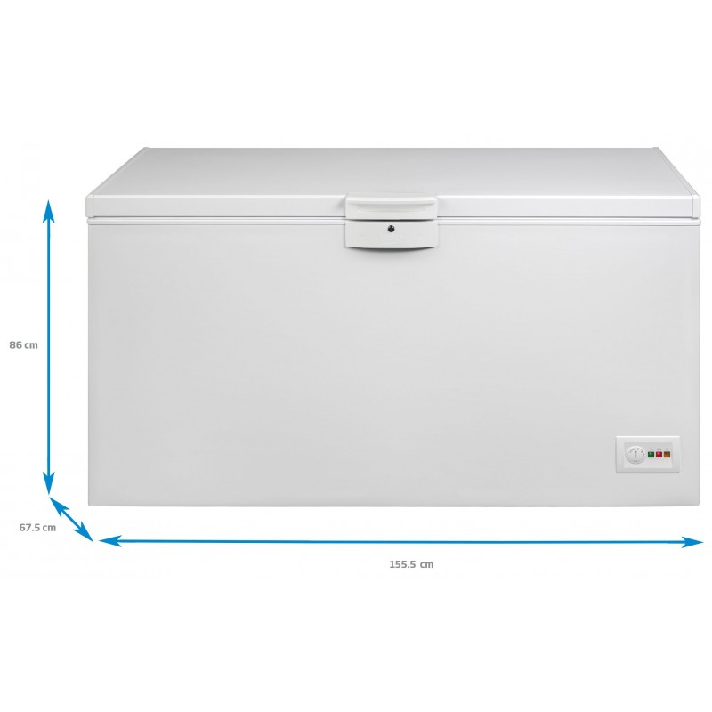 Beko HSA37540N Industrieller Kühl Gefrierschrank Kühltruhe 350 l Freistehend E