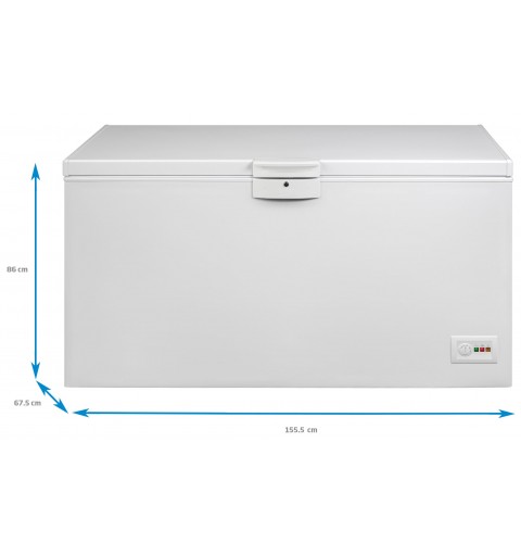 Beko HSA37540N commercial refrigerator freezer Chest freezer 350 L Freestanding E