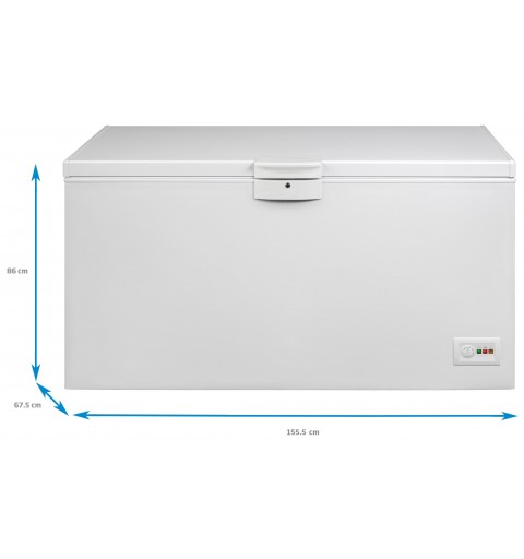 Beko HSA37540N frigorifero e congelatore commerciali Congelatore a pozzo 350 L Libera installazione