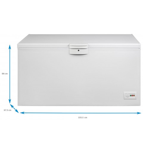 Beko HSA37540N Industrieller Kühl Gefrierschrank Kühltruhe 350 l Freistehend E