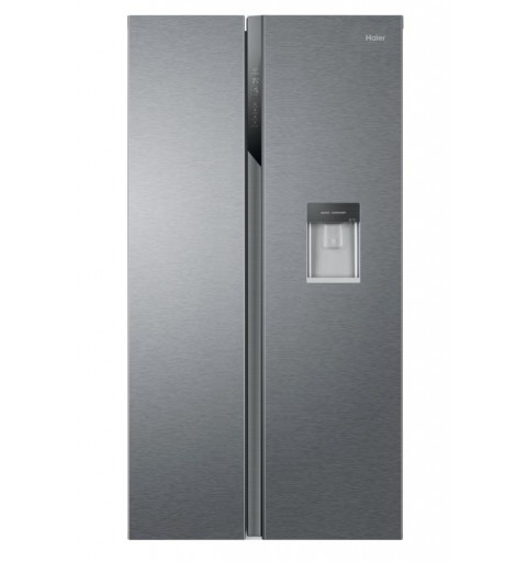 Haier SBS 90 Serie 3 HSR3918EWPG side-by-side refrigerator Freestanding 521 L E Silver