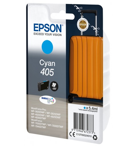 Epson Singlepack Cyan 405 DURABrite Ultra Ink