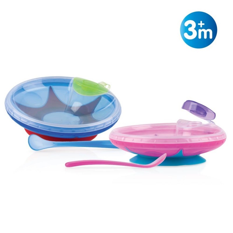 Nuby ID5342 toddler feeding set Assorted colours