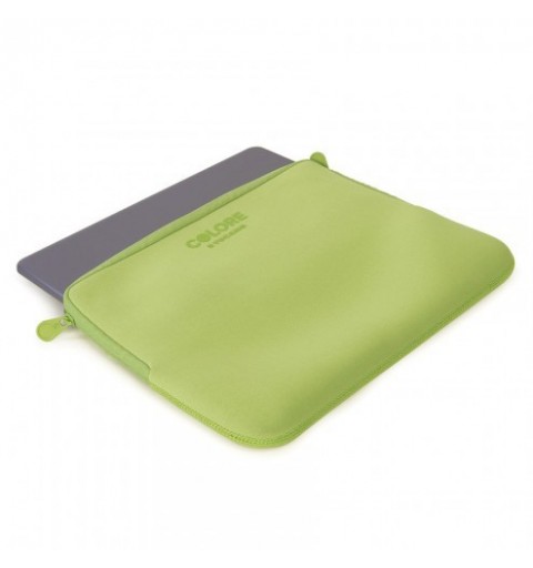 Tucano Colore Second Skin notebook case 31.8 cm (12.5") Sleeve case Green