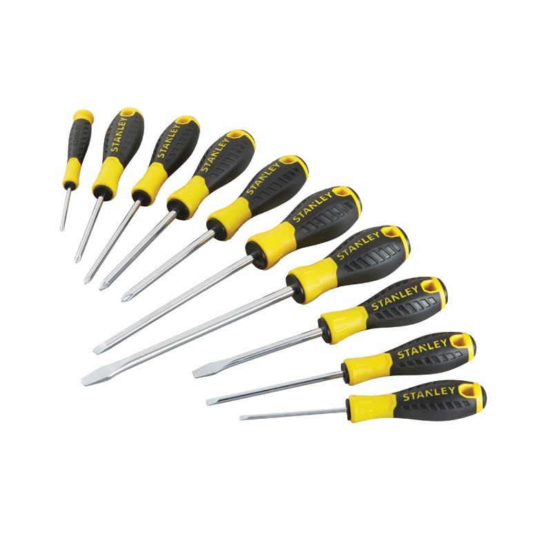 Stanley 10piece Essential Screwdriver Set