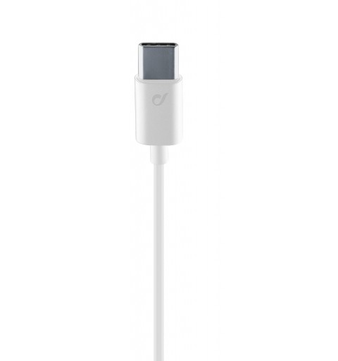 Cellularline Sparrow - USB-C Auricolari stereo in-ear con microfono e remote control Bianco