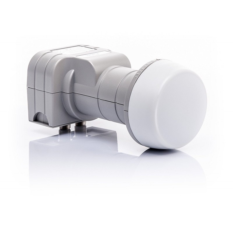 TELE System Twin 2 Low Noise Block downconverter (LNB) Grey, White
