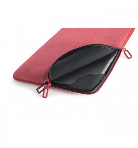 Tucano Mélange Second Skin borsa per notebook 39,6 cm (15.6") Custodia a tasca Rosso