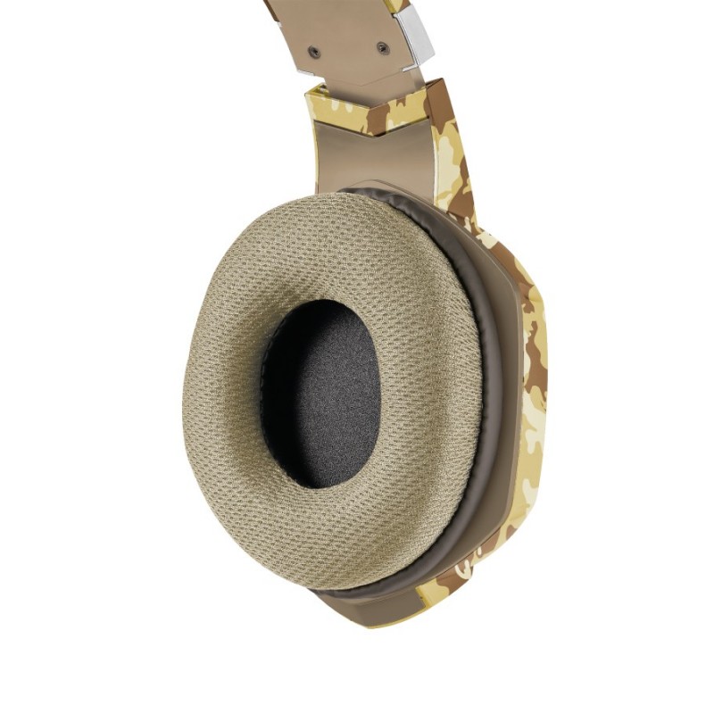 Trust GXT 322D Carus Casque Avec fil Arceau Jouer Camouflage