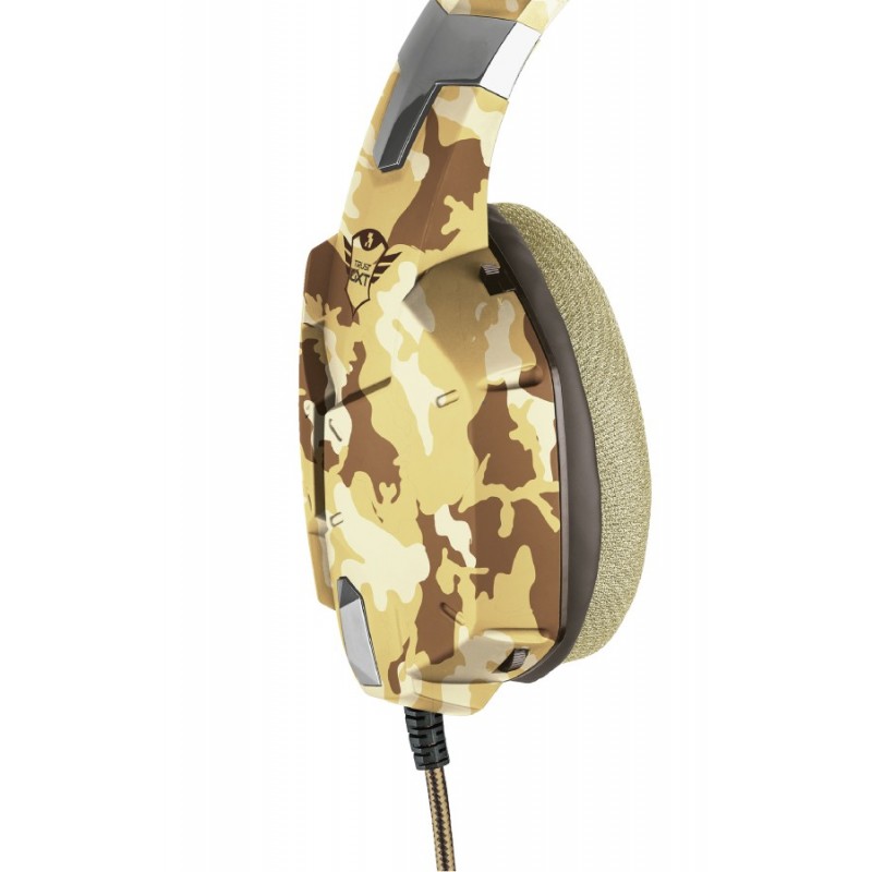 Trust GXT 322D Carus Casque Avec fil Arceau Jouer Camouflage