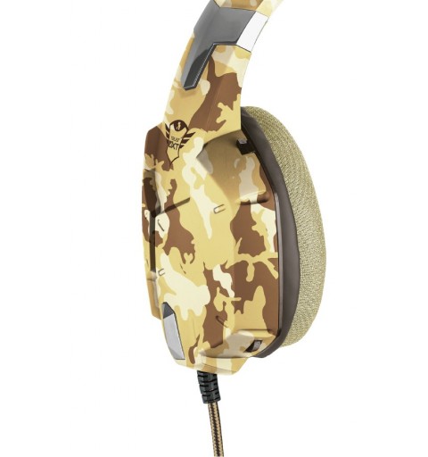 Trust GXT 322D Carus Casque Avec fil Arceau Jouer Camouflage