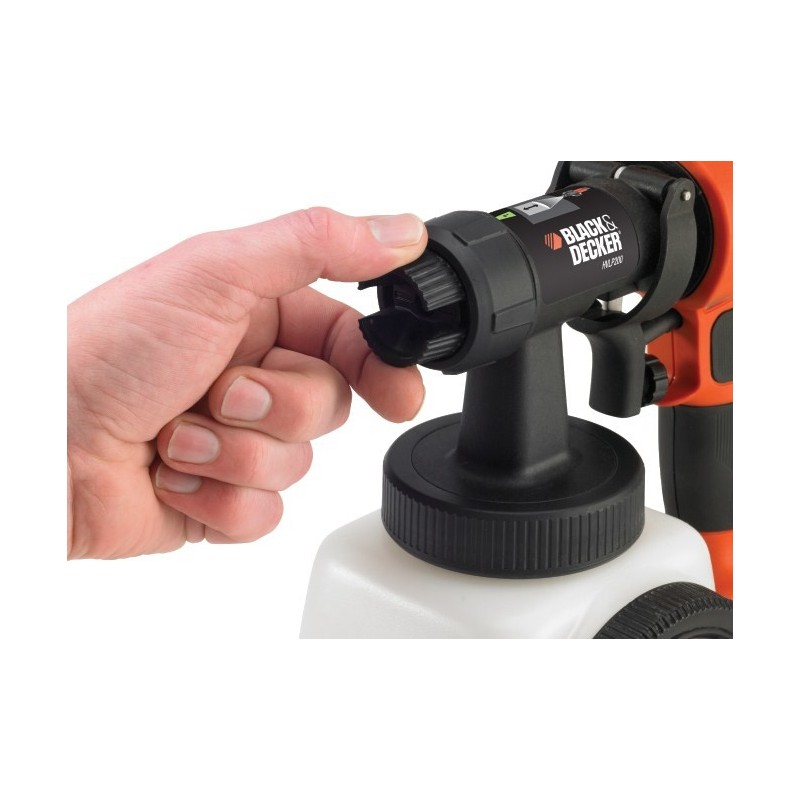 Black & Decker HVLP200 sistema di spruzzo fine a corrente 1200 ml