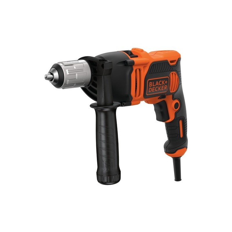 Black & Decker BEH850K 3100 Giri min Senza chiave Nero, Arancione