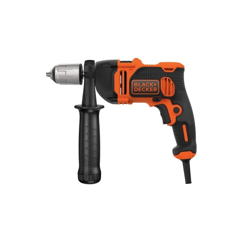 Black & Decker BEH850K 3100 Giri min Senza chiave Nero, Arancione