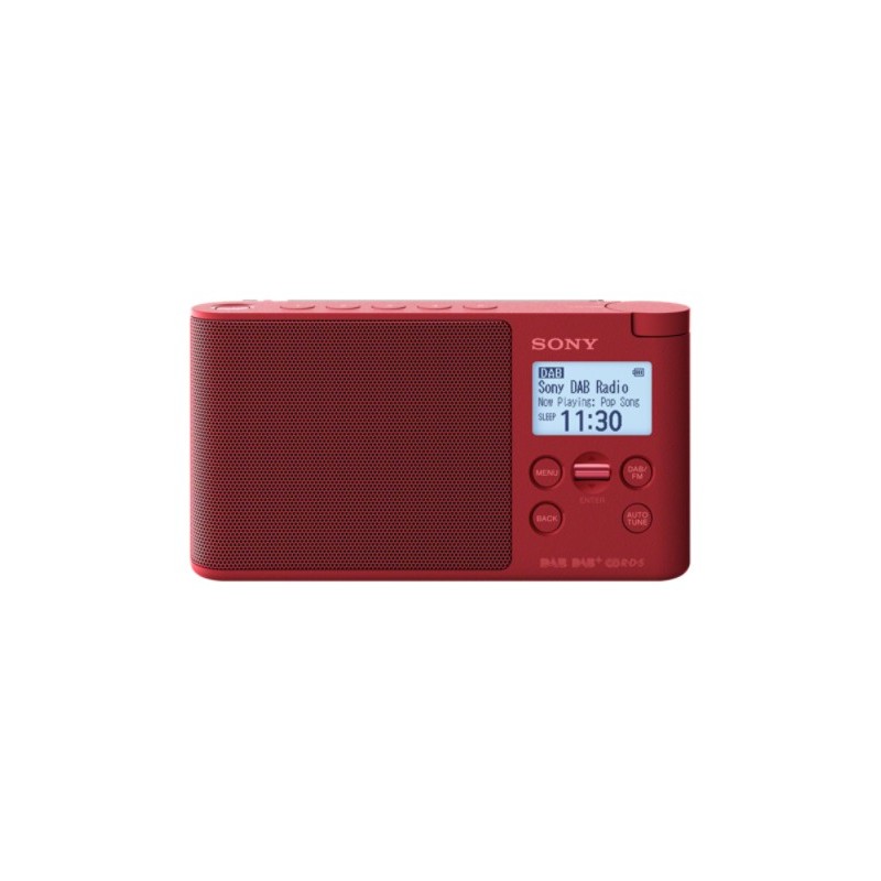 Sony XDR-S41D Portatile Digitale Rosso
