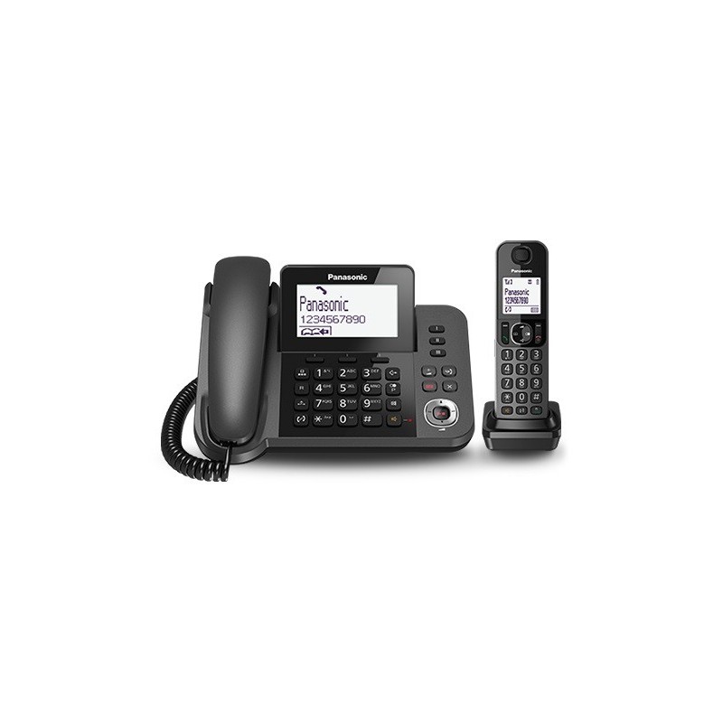 Panasonic KX-TGF320E telephone DECT telephone Caller ID Black