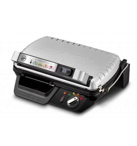 Rowenta GR461B SuperGrill XL, 2 Posizioni di Cottura, Termostato regolabile, Facile da pulire