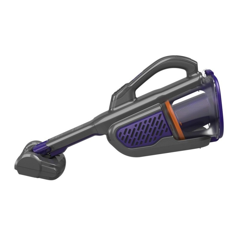 Black & Decker BHHV520BFP aspirapolvere senza filo Nero, Viola Senza sacchetto