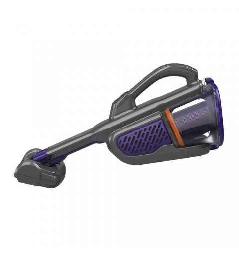 Black & Decker BHHV520BFP aspiradora de mano Negro, Violeta Sin bolsa