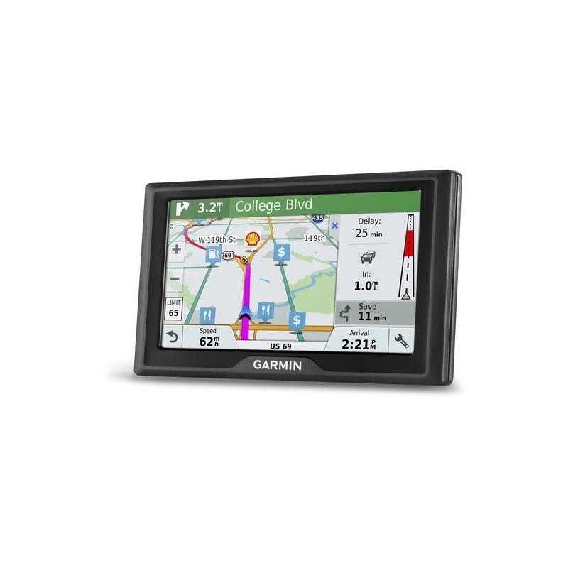 Garmin Drive 61 LMT-S navigateur Fixé 15,5 cm (6.1") TFT Écran tactile 241 g Noir