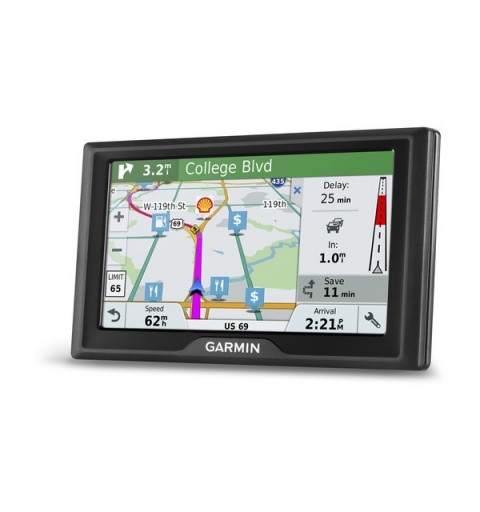 Garmin Drive 61 LMT-S navigateur Fixé 15,5 cm (6.1") TFT Écran tactile 241 g Noir
