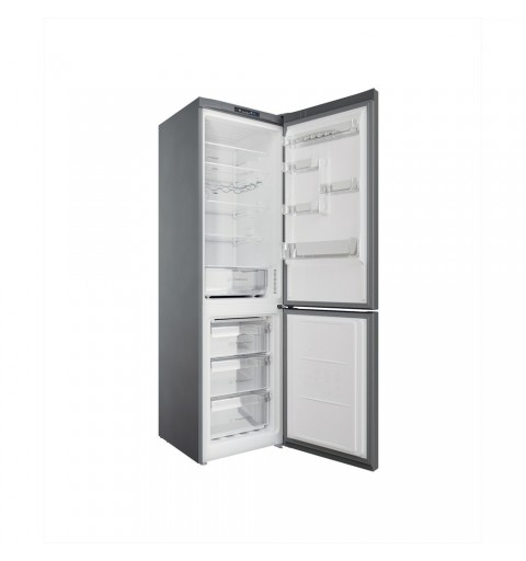 Indesit INFC9 TI22X fridge-freezer Freestanding 367 L E Stainless steel