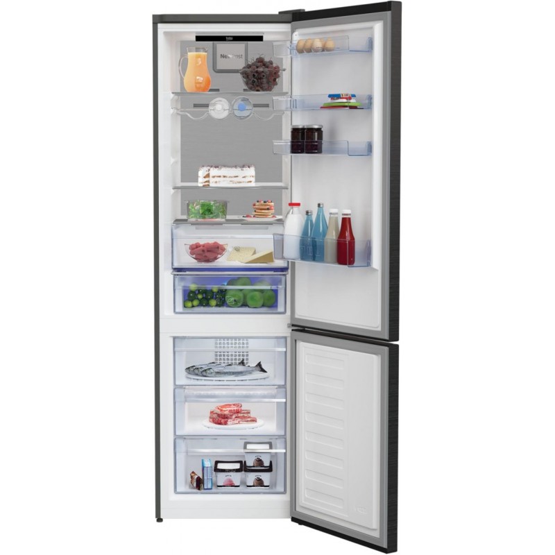 Beko RCNA406E60LZXRN réfrigérateur-congélateur Autoportante 362 L C Noir