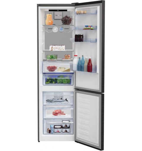 Beko RCNA406E60LZXRN frigorifero con congelatore Libera installazione 362 L C Nero