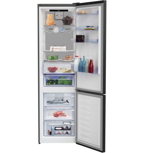 Beko RCNA406E60LZXRN réfrigérateur-congélateur Autoportante 362 L C Noir