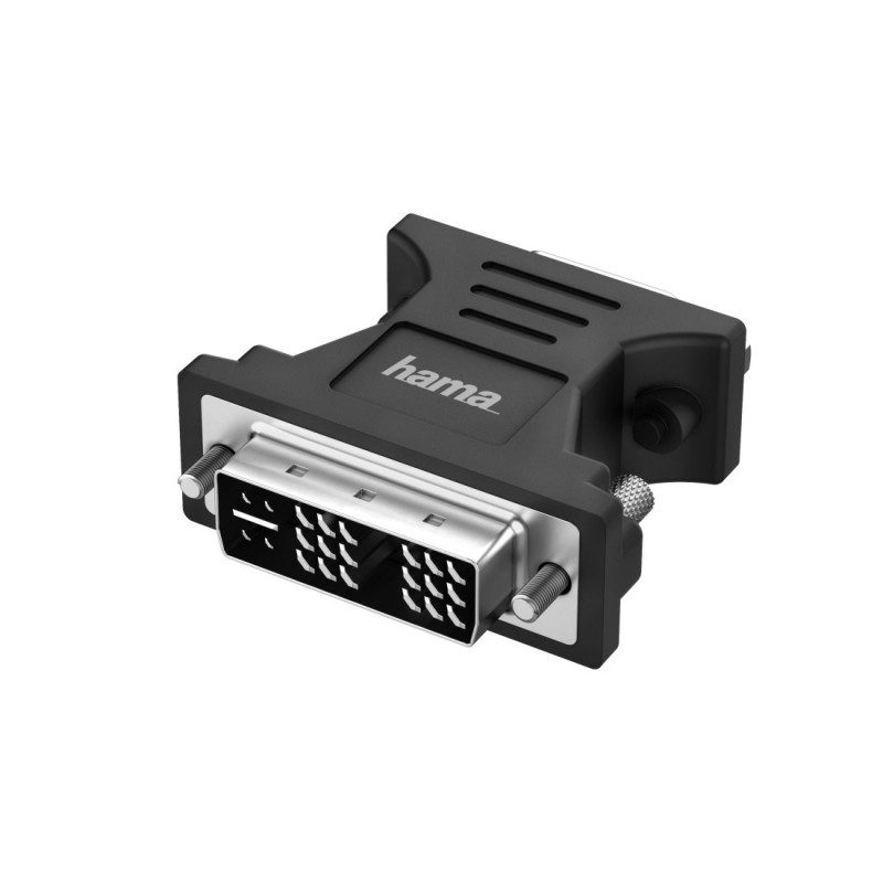Hama 00200340 Videokabel-Adapter DVI-I VGA (D-Sub) Schwarz