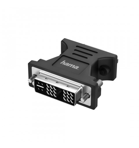 Hama 00200340 video cable adapter DVI-I VGA (D-Sub) Black
