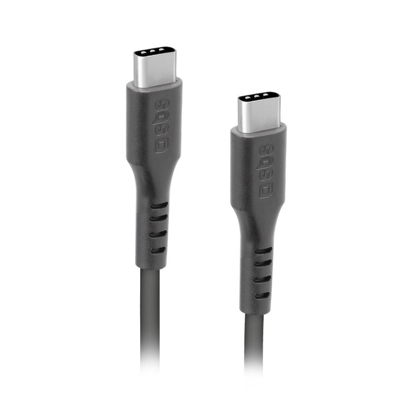 SBS TECABLETCC20K câble USB 1,5 m USB 2.0 USB C Noir