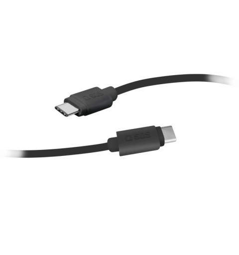 SBS TECABLETCC20K cable USB 1,5 m USB 2.0 USB C Negro